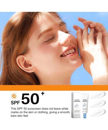 Hyaluronic Acid Sunscreen SPF 50+ PA+++ Sun Cream SPF 50 Face Sunscreen SPF 50 High Protection Face Sun Cream Moisturizing Refreshing Travel Size Sun Cream Against Sunburn Non-Greasy - Buy Online on SooperMarket.com