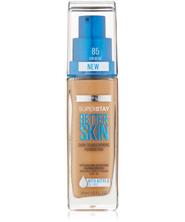 Maybelline New York Superstay Better Skin Foundation  Sun Beige  1 Fluid Ounce 1 Fl Oz (Pack of 1) Sun Beige