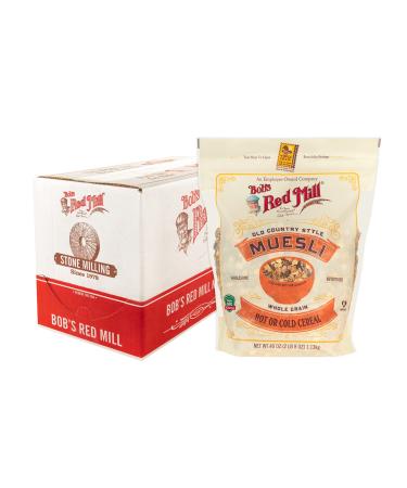 Bob's Red Mill Old Country Style Muesli Cereal, 40-ounce (Pack of 4) Resealable 2.5 Pound (Pack of 4)