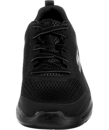 Buy Skechers Men's Go Walk Arch Fit Idyllic Sneaker - 44 EU Black Textile & Synthetic Trim | International Shipping Available - Buy Online on SooperMarket.com