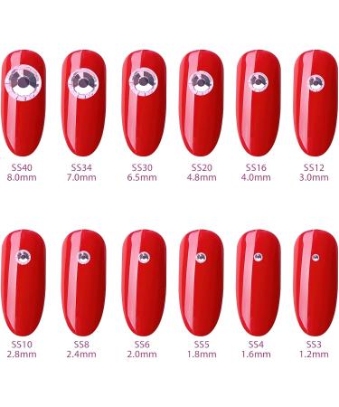 2880 PCS Rhinestones for Nails - Lt. Rose Nail Crystals SS16 (3.8 & 4.0mm) | Perfect for Nail Art & Decoration - Shop Internationally! - Buy Online on SooperMarket.com