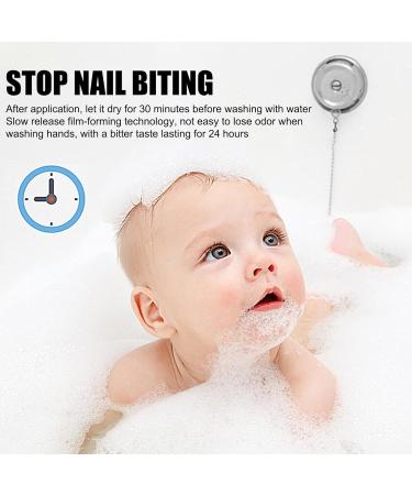 No Bite Nail Polish | Kid's Bitter Tasting 10ml Liquid Polish | Natural Ingredients Nail Care Tool for Adults Teenagers of All Ages Children - Buy Online on SooperMarket.com