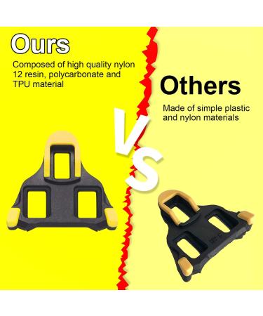 NAACOO SPD Road Bike Cleats for Shimano Speed-SL - Yellow Cleats Set for Indoor Outdoor Cycling - Buy Online on SooperMarket.com