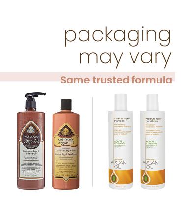 Argan Oil Moisture Repair Shampoo & Conditioner Set - 33 oz Each - Buy Online on SooperMarket.com