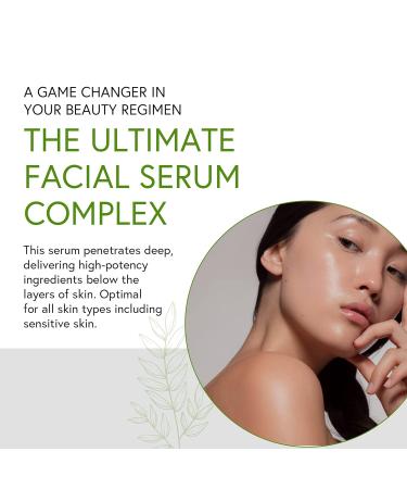 Honeybee Gardens Ultimate Facial Serum Complex | Vegan & Cruelty-Free | 1 fl oz | For All Skin Types | Gluten-Free - International Shipping - Buy Online on SooperMarket.com