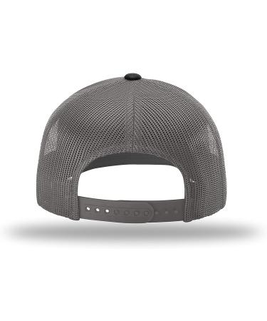 RICHARDSON Boy's Trucker Snapback Cap in Black/Charcoal: Stylish and Comfortable - Buy Online on SooperMarket.com