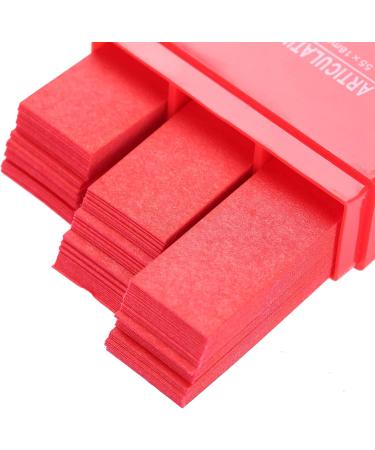 Buy 300 Soft Dental Anticultivation Papers - Orthodontic Care Strips | Red-Blue Bisper Dental Stripes for Tooth Care - Buy Online on SooperMarket.com
