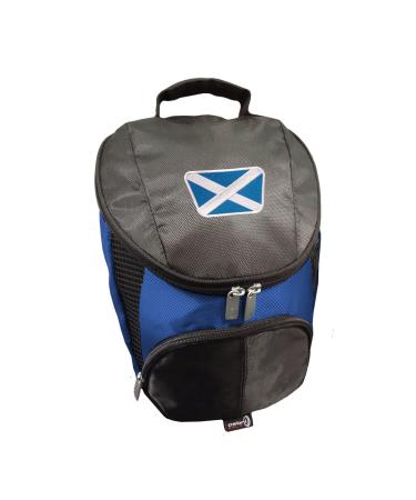 Asbri Golf Flame Golf Shoe Bag - Scotland - Blue