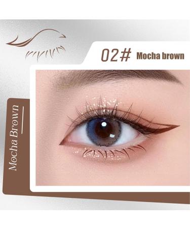  1/2 pieces Lower Lash Stamp Bottom Lashes Eyeliner Sharpener Brown Lashes Eyelash Stamp Black Eyelash Tint Stamps Waterproof Under Eye Makeup Applicators Tool For Women And Girls - Buy Online on SooperMarket.com