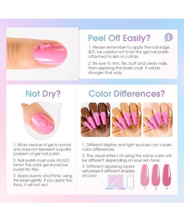 ROSALIND 24PCS Gel Nail Polish Set - 20 Color Fall Winter Gel Polish with Base Coat & Top Coats for Stunning Holiday Nails - Buy Online on SooperMarket.com