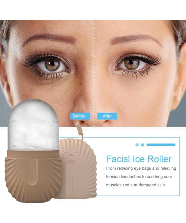Buy Ice Face Roller & Silicone Cube Mold | Beauty Ice Roller for Glowing Skin Anti-Wrinkle Eye Massager - Shop Internationally - Buy Online on SooperMarket.com