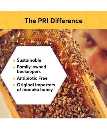 PRI Mayfield Manuka Honey UMF 10+ | Raw Monofloral MGO 263+ | 500g New Zealand - Buy Online on SooperMarket.com