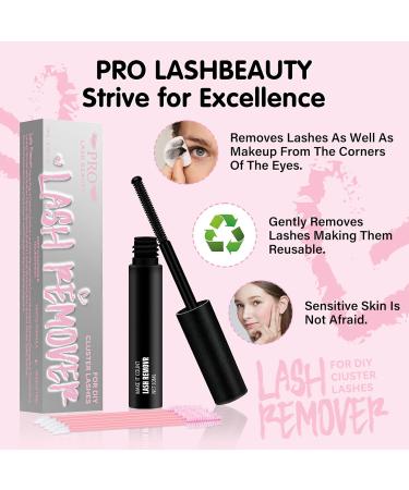 Pro Cluster Eyelash Glue Remover 10ml - Gentle Oil Makeup Cleaner for DIY Eyelash Extensions & Easy Removal - Buy Online on SooperMarket.com