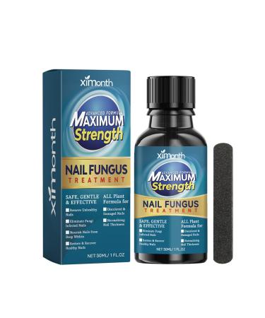 Fungal Nail Treatment - Extra Strong Nail Fungus Treatment for Toenail and Fingernail - Fungal Nail Eliminator Anti fungus Nail Repair and Strengthen Fix & Renew Damaged Broken Nails 30ml
