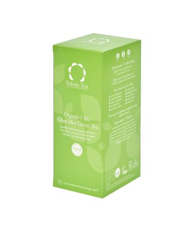Buy Solaris Tea Organic Chun Mee Green Tea - 40 Silk Bags | Premium Green Tea 60g - International Shipping Available - Buy Online on SooperMarket.com