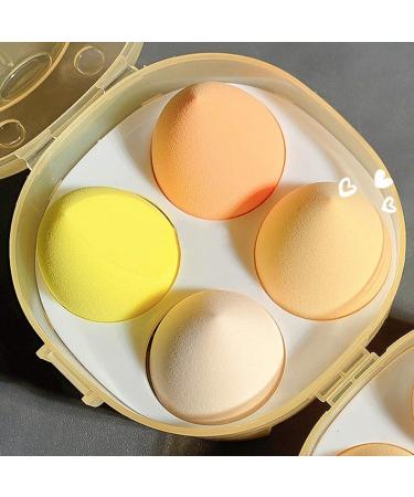 Small Elastic Stretchy 4PCS Makeup Blending Sponge Set - Portable Beauty Tool for Women - Smooth & Soft Foundation Applicators - Buy Online on SooperMarket.com