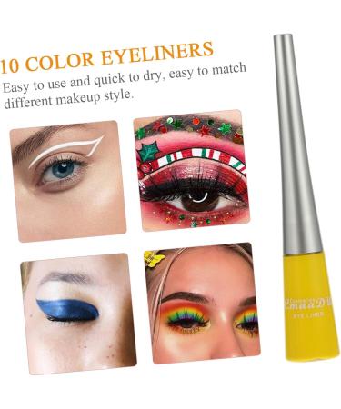 PLAFOPE 10pcs Household Eyeliners Plastic Liquid Makeup Supplies Liquid Eyeliner - Buy Online on SooperMarket.com