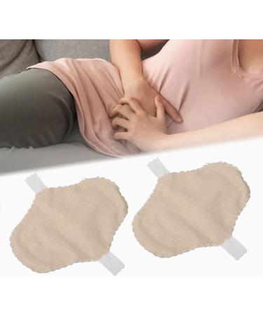 2PCS ANGGREK Reusable Sanitary Napkins - Washable Menstrual Pads | Pure Cotton, Breathable & Leak Proof | Universal for Women - Skin Color - Buy Online on SooperMarket.com