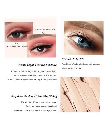 FREEORR Matte Eyeshadow Primer Set - Waterproof & Long-Lasting Eye Makeup Base - 02 Light - Buy Online on SooperMarket.com