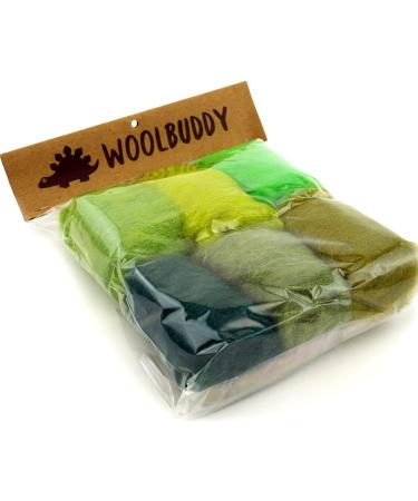 Woolbuddy Needle Felting Wool Roving Bag - Handmade Sheepwool Zero Waste Kit for Felting - Green Felting Supplies and Soap - Buy Online on SooperMarket.com