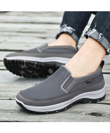 Chouqin Orthopedic Travel Plimsolls in Grey - Men's Size 10 | Breathable & Comfortable - Buy Online on SooperMarket.com