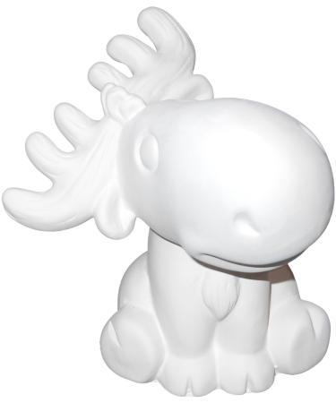 The Lovable Moose from Maine - Paint Your Own Moose-rific Ceramic Keepsake