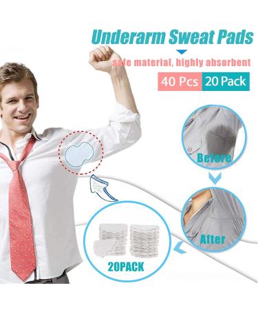Armpit Pads - 40 Anti-Sweat Pads for Women & Men | Ultimate Protection Against Sweat - Buy Online on SooperMarket.com