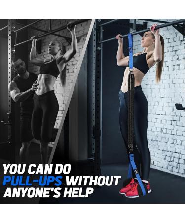 Heavy Duty Pull Up Assistance Bands | Adjustable Weight/Size with Fabric Feet Mats | Upgrade Your Strength Training - Buy Online on SooperMarket.com