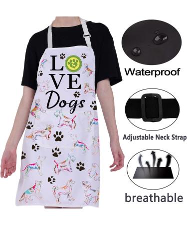 BNQL Dog Care Apron | Cute Waterproof Apron for Dog Lovers & Trainers | Perfect Gift for Dog Owners - Buy Online on SooperMarket.com