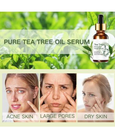 Tea Tree Face Serum - Tea Tree Oil Hyaluronic Acid Serum Dark Spot Correcting Glow Serum Korean Serum Tea Tree Cream Skin Brightening Hydrating Serum For All Skin Types 30ml - Buy Online on SooperMarket.com