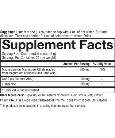 Youtheory Relax Magnesium Powder with L-Theanine - Stress Relief Berry Flavor 4.4 oz - Buy Online on SooperMarket.com