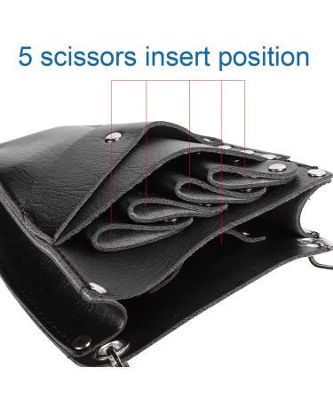 Professional Hairdressing Tool Storage Waist Bag - Scissors & Comb Organizer for Salons | PU Material - Buy Online on SooperMarket.com