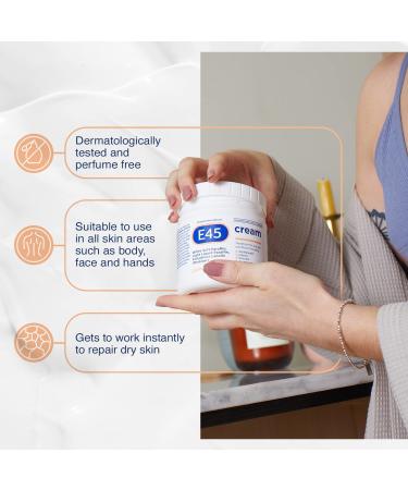 E45 Dermatological Cream for Dry Skin (350g) - 12oz - Pack of 1 - Buy Online on SooperMarket.com