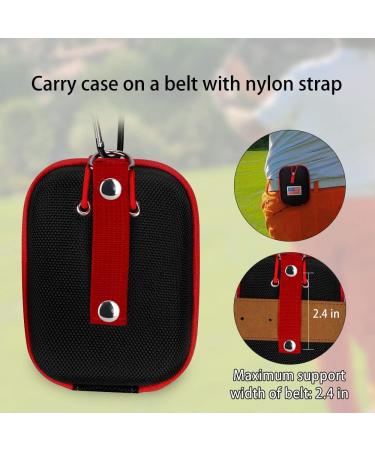 USA Flag Hard Shell Rangefinder Case for Tectectec, Callaway - Customizable with Your Name - Black with Red Edge | Craftsmangolf.com - Buy Online on SooperMarket.com