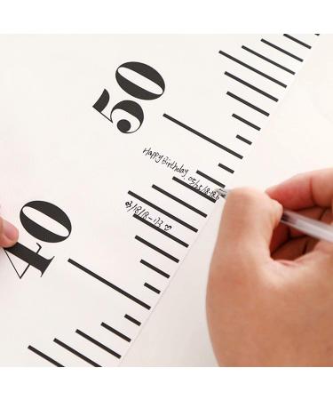 Smlper Kids Height Chart Wall Hanging Ruler Canvas Growth Baby Nursery Decor 79x7.9 (Sun) White - Buy Online on SooperMarket.com