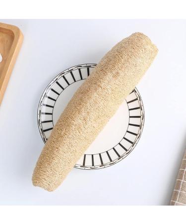 Natural Luffa Sponge | Biodegradable Loofah for Skin Exfoliation & Cleaning | Eco-Friendly Kitchen & Bathroom Washers (22-35 cm) - Buy Online on SooperMarket.com