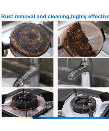 Foam Rust Remover Multi-Purpose Foam Cleaner Rust Remover Kitchen General Cleaning Powder Rust Removal and Polishinglasting Shiny 1 PCS - Buy Online on SooperMarket.com
