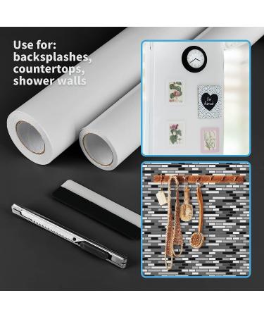 Art3d Adhesive Tile Setting Mat - 12in. X 360in. Double-Sided Tape Sheet for Crafts, Arts, DIY Projects - Damage-Free & Residue-Free - Buy Online on SooperMarket.com