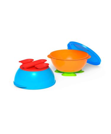 NUK Gerber Graduates Tri-Suction Bowls 2 Bowls & 1 Lid