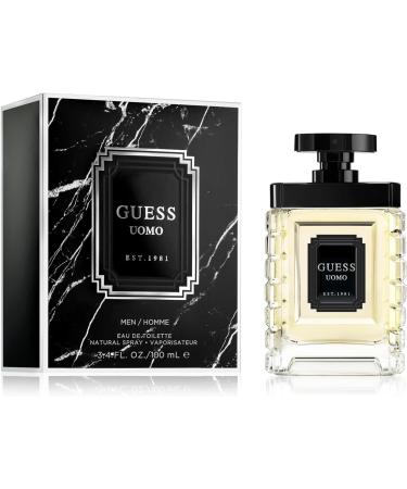 GUESS UOMO Eau de Toilette 3.4 Fl Oz Eau de Toilette 3.4 Fl Oz (Pack of 1) - Buy Online on SooperMarket.com