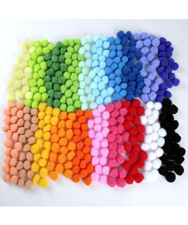 Caydo 400 Pieces 1 Inch Pompoms - 20 Colors for Crafts and DIY Projects - Buy Online on SooperMarket.com