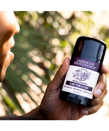 American Provenance Aluminum Free Natural Deodorant For Women and Men - Ylang Ylang and Clove - 24 Hour Odor Protection - Cruelty Free - Made in the USA (1 pack) Ylang Ylang & Clove - Buy Online on SooperMarket.com