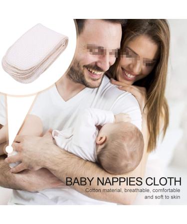 Breathable Cotton Washable Diaper Inserts - Reusable Cloth Diapers for Newborns | Tower Diaper Deposits (10 Pieces) - Buy Online on SooperMarket.com