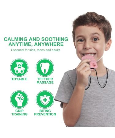 BPA Free Seeway Ice Cream Pop Chew Necklace for Sensory Kids - Teether Toy for Teething Relief in Infants with Autism, ADHD, Anxiety, and SPD - Buy Online on SooperMarket.com