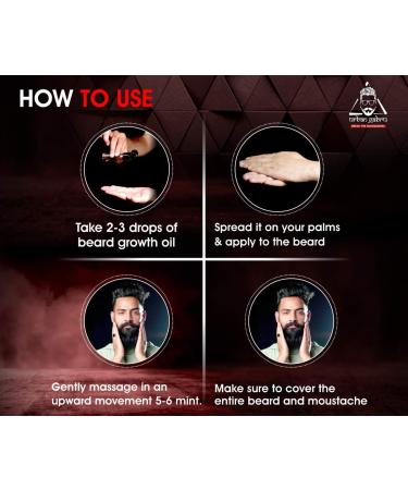 Urbangabru Beard Growth Oil Booster - 60 ml | Natural Herbs Enriched | Promotes Healthy Beard Growth - Buy Online on SooperMarket.com