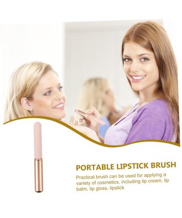 Buy Portable Lip Blending Brush - Perfect for Lip Gloss & Makeup | Aluminum Tube Lip Applicator - Buy Online on SooperMarket.com