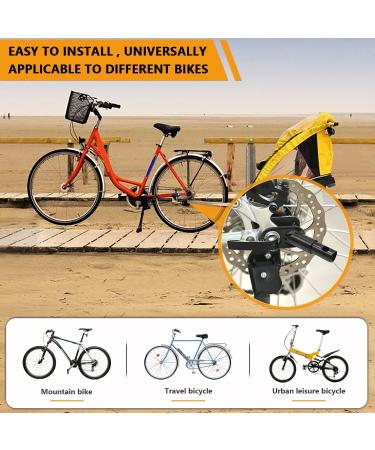 Universal Bicycle Trailer Coupling - 2-Piece Set for Child & Dog Trailers Outdoor Activities & Safety Tools - Buy Online on SooperMarket.com