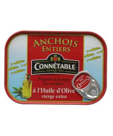 Connetable Anchovies in olive oil 100g - Pack of 3