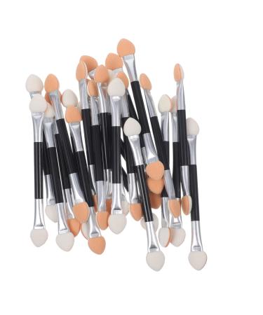 Mikinona 24pcs Eyeshadow Brush Kit Brush Eyeshadow Makeup Eyeshadow Brush Eye Shadow Stick Sponge Set Miss 7cm Colorful