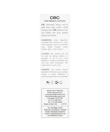 Buy Pertools CBC Color Balance Corrector - Neutralizes Warm Pigments Non-Drying Formula 118 ml (1 Pack) - International Shipping Available - Buy Online on SooperMarket.com